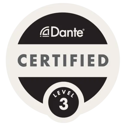 Dante Certified Level 3
